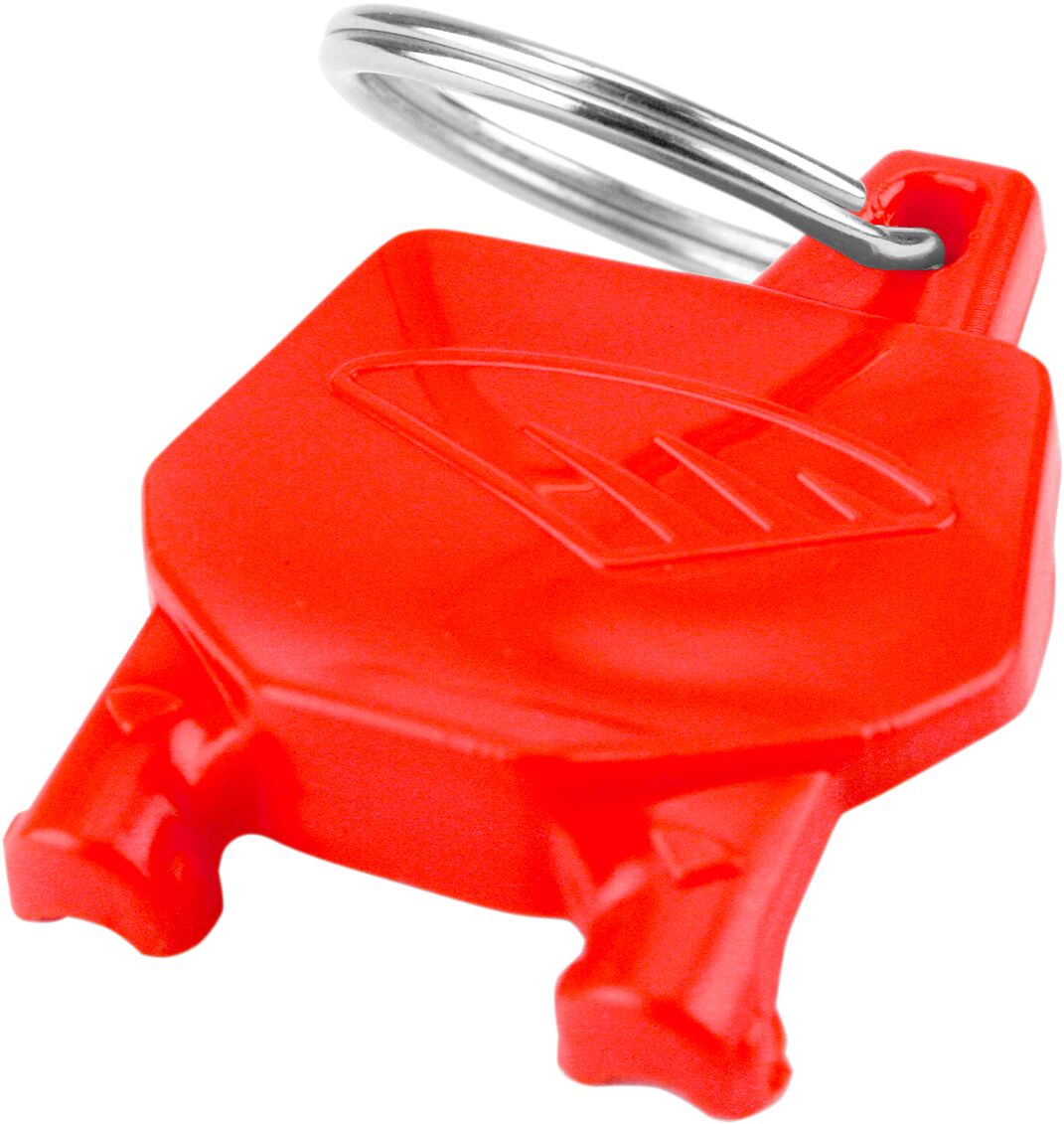 CYCRA NUMBER PLATE KEY CHAIN RED 1CYC-0002-32