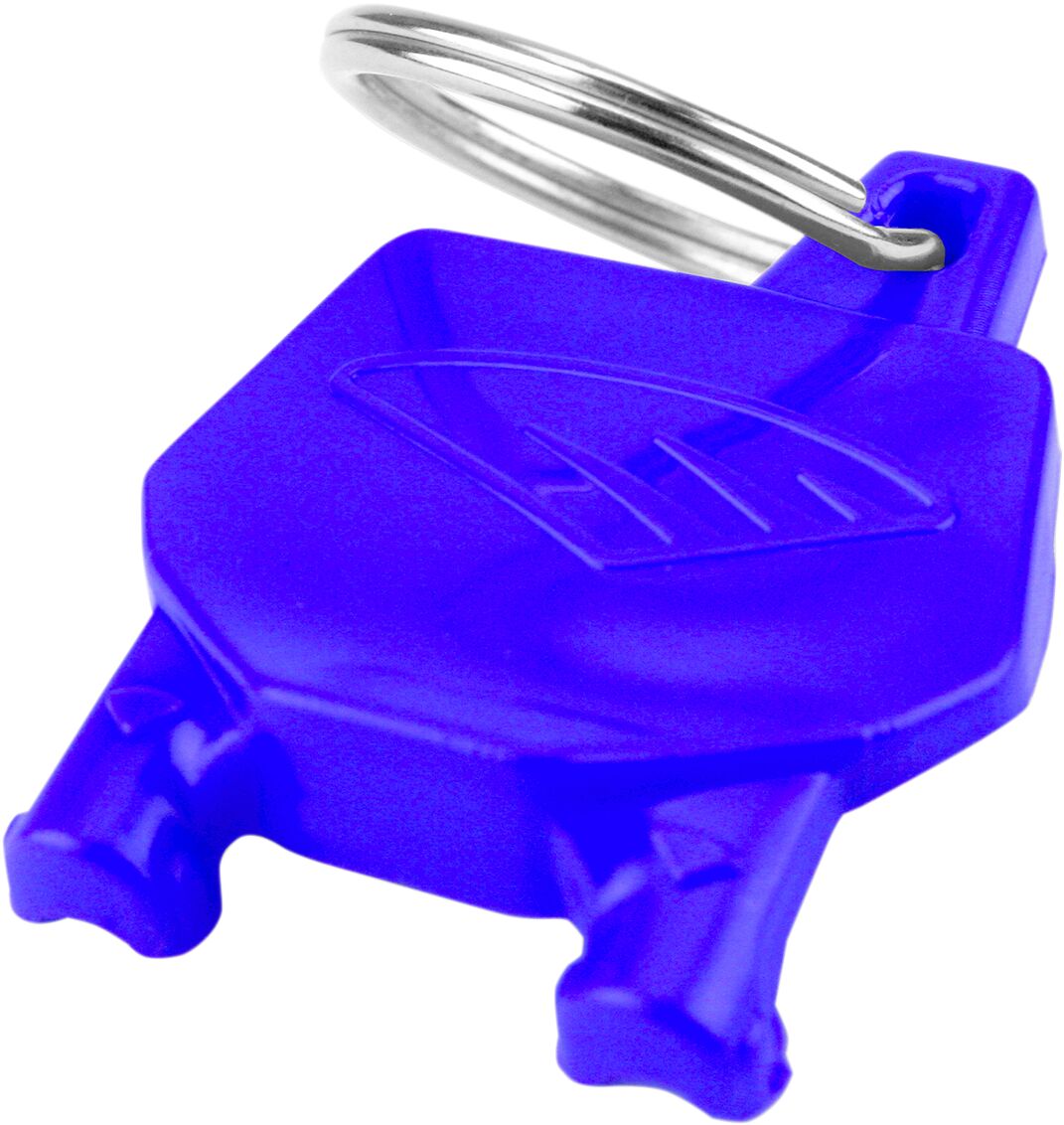 CYCRA NUMBER PLATE KEY CHAIN BLUE 1CYC-0002-62