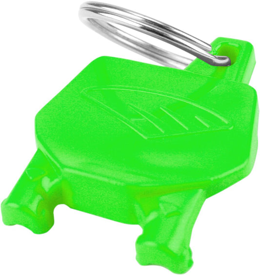 CYCRA NUMBER PLATE KEY CHAIN GREEN 1CYC-0002-72