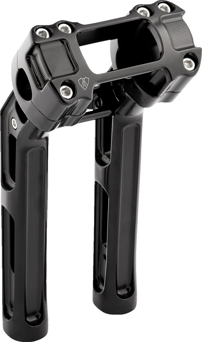 ARLEN NESS Risers - Method - Softail Gauge Cut-Out - 10" - Black 520-053