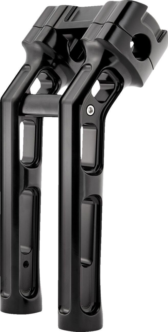 ARLEN NESS Risers - Method - Softail Gauge Cut-Out - 10" - Black 520-053