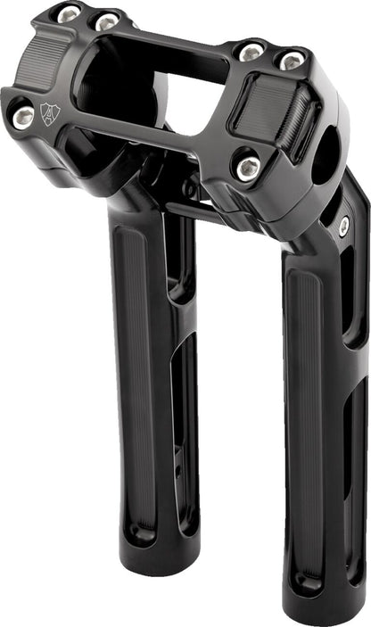 ARLEN NESS Risers - Method - Softail Gauge Cut-Out - 10" - Black 520-053