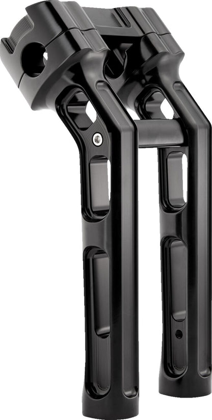 ARLEN NESS Risers - Method - Softail Gauge Cut-Out - 10" - Black 520-053