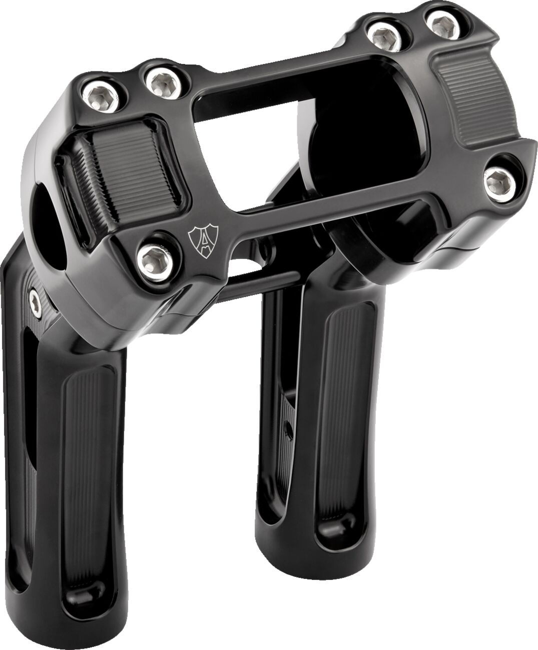 ARLEN NESS Risers - Method - Softail Gauge Cut-Out - 7" - Black 520-055
