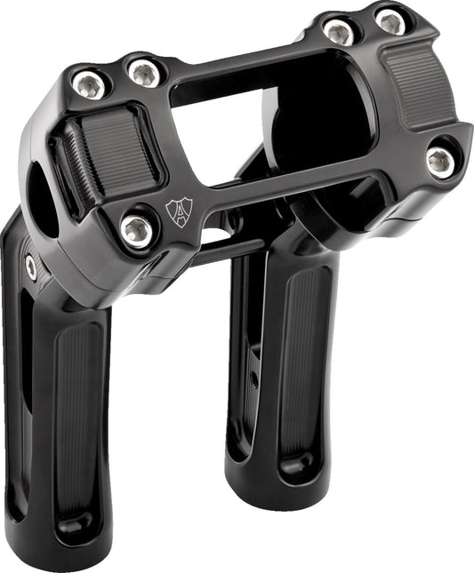 ARLEN NESS Risers - Method - Softail Gauge Cut-Out - 7" - Black 520-055