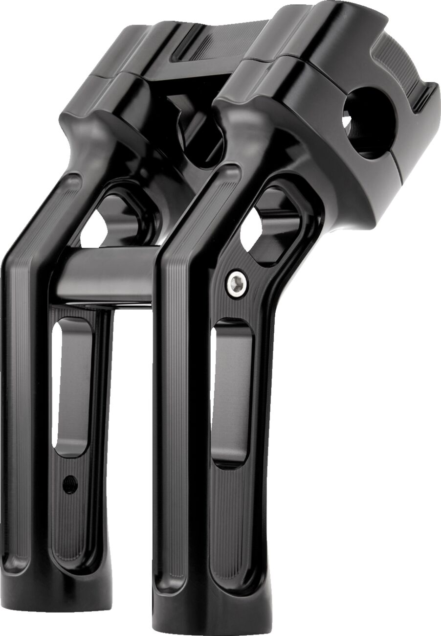 ARLEN NESS Risers - Method - Softail Gauge Cut-Out - 7" - Black 520-055