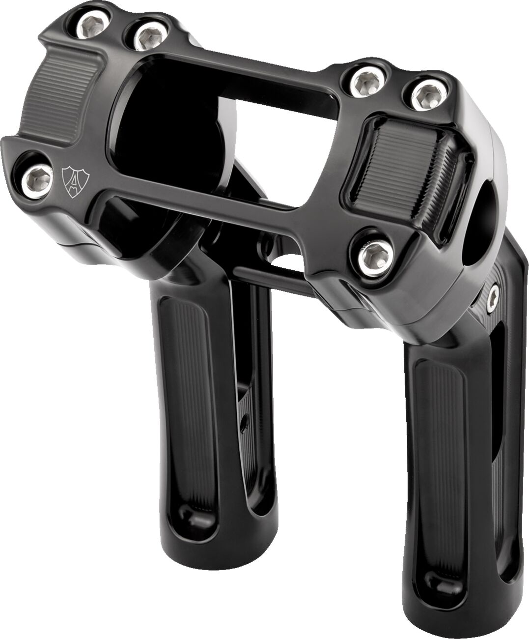 ARLEN NESS Risers - Method - Softail Gauge Cut-Out - 7" - Black 520-055