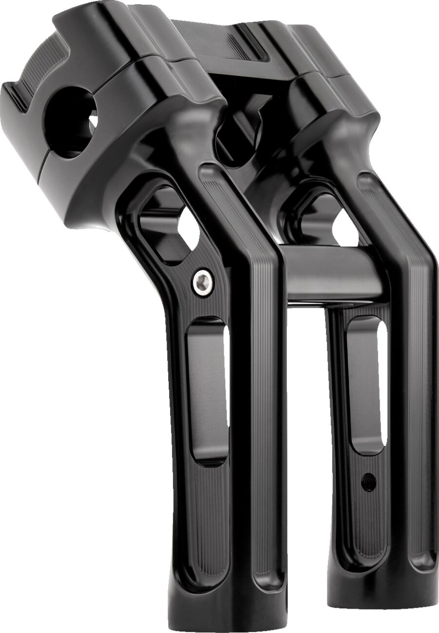 ARLEN NESS Risers - Method - Softail Gauge Cut-Out - 7" - Black 520-055