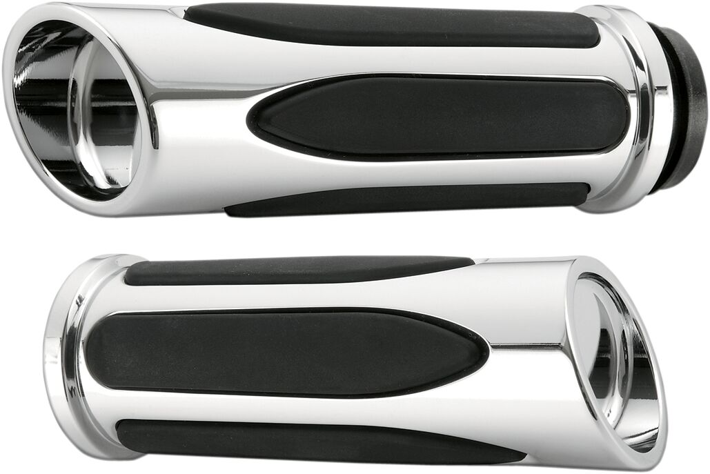 ARLEN NESS GRIPS DEEP CUT COMFORT THROTTLE BY CABLE CHROME 07-050