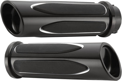 ARLEN NESS GRIPS DEEP CUT COMFORT DEEP CUT THROTTLE BY WIRE BLACK 07-053