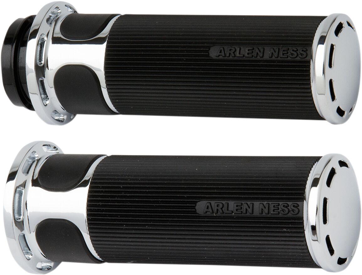 ARLEN NESS GRIPS SLOT TRACK FUSION THROTTLE BY CABLE CHROME 07-300