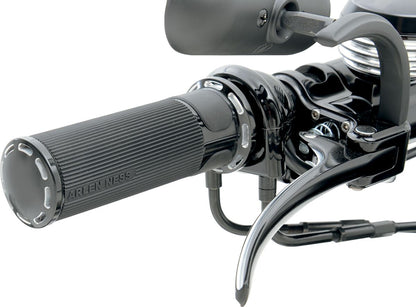 ARLEN NESS GRIPS SLOT TRACK FUSION THROTTLE BY CABLE BLACK 07-301