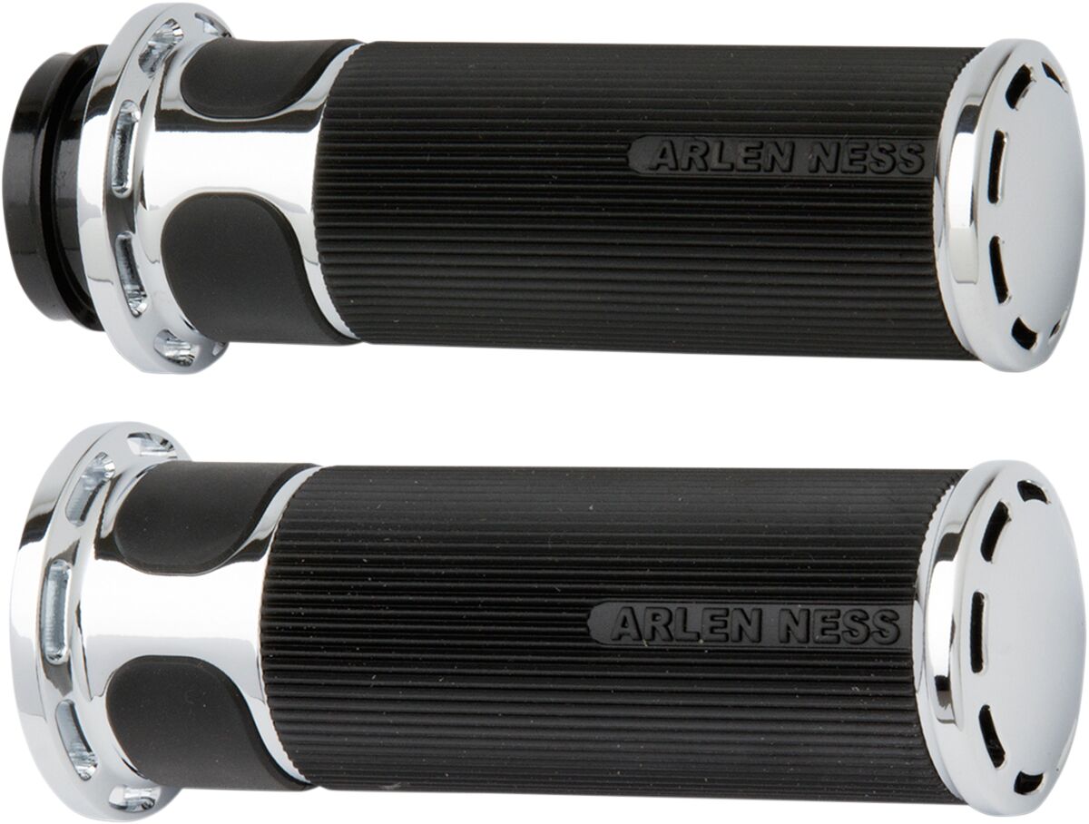 ARLEN NESS GRIPS SLOT TRACK FUSION THROTTLE BY WIRE CHROME 07-302