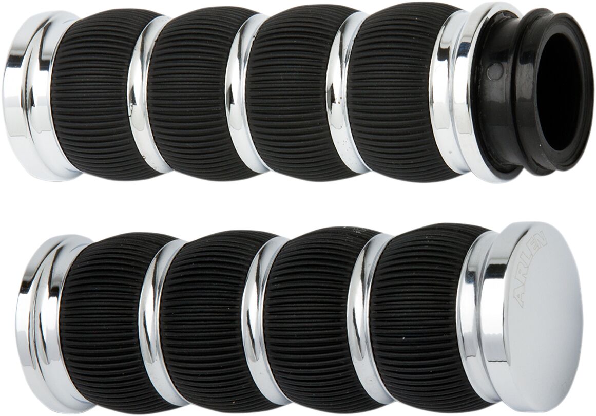 ARLEN NESS GRIPS RING LEADER FUSION THROTTLE BY CABLE CHROME 07-312