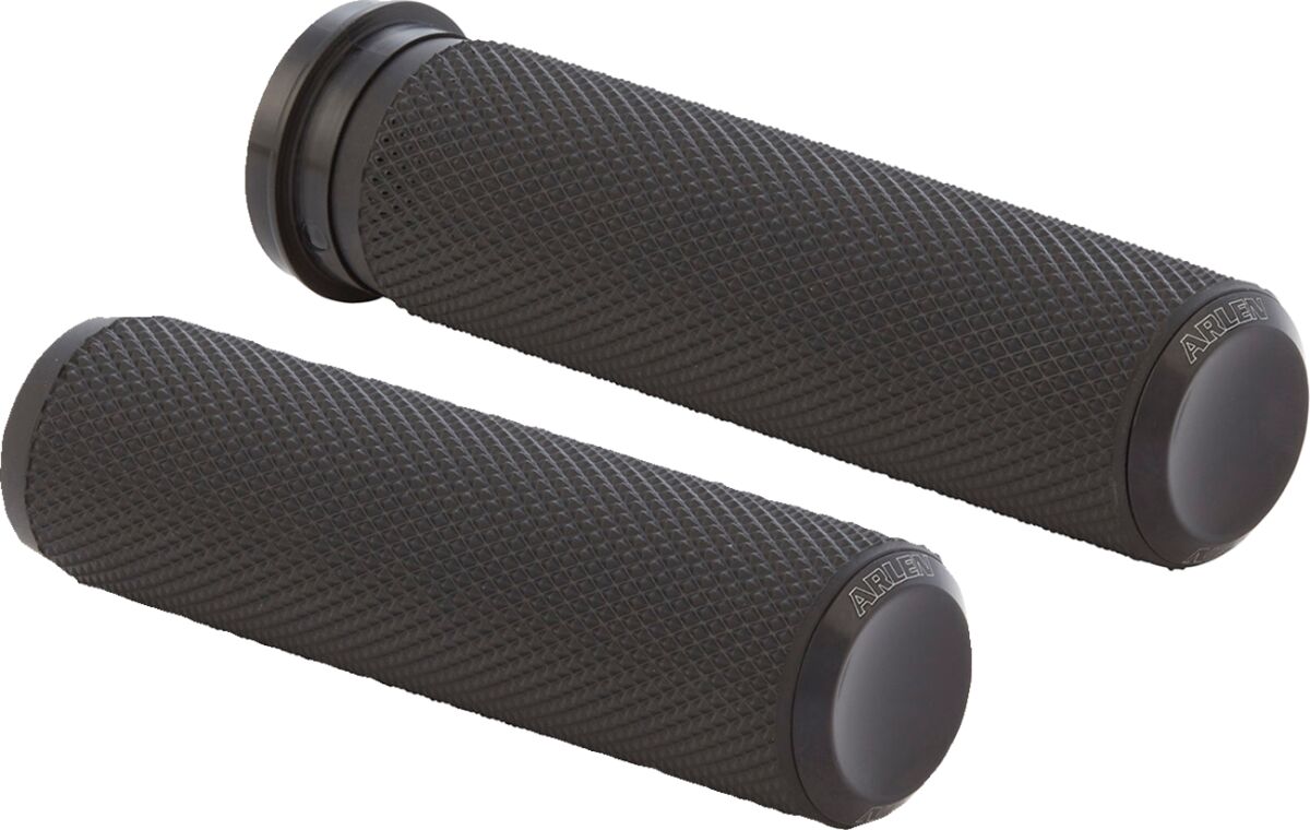 ARLEN NESS GRIPS KNURLED FUSION THROTTLE BY CABLE BLACK 07-325