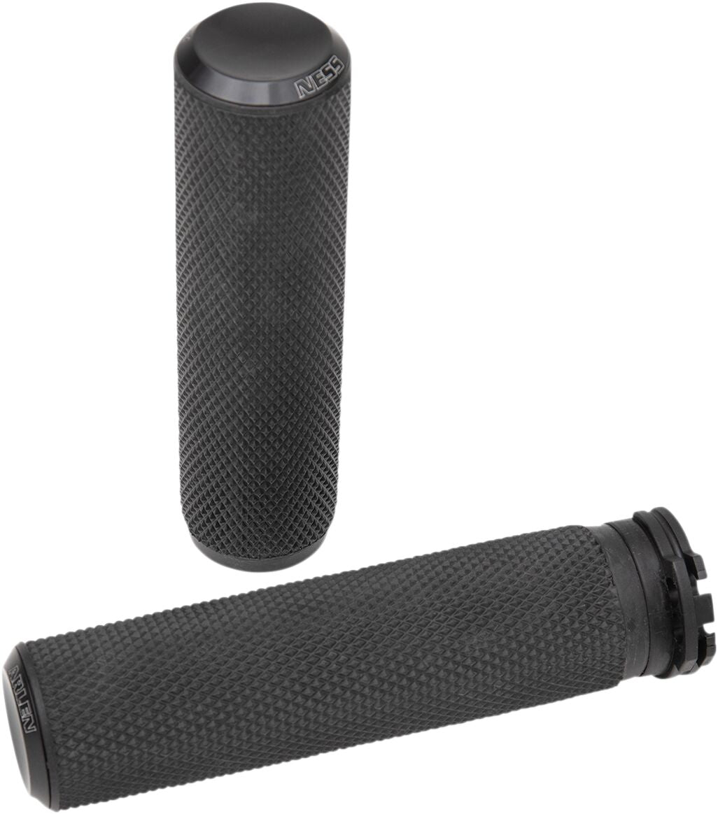 ARLEN NESS GRIPS KNURLED FUSION THROTTLE BY CABLE BLACK 07-325