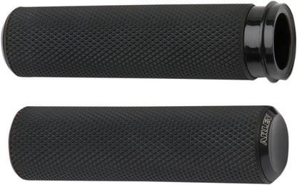 ARLEN NESS GRIPS KNURLED THROTTLE BY WIRE BLACK 07-327