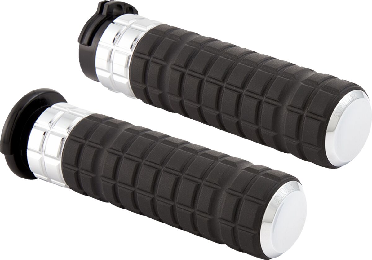 ARLEN NESS Grips - Speedliner - TBW - Chrome 500-003