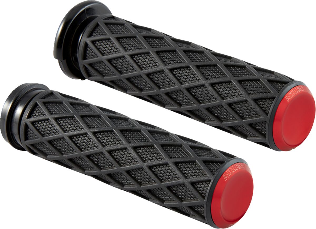 ARLEN NESS GRIPS - DIAMOND - TBW - RED 500-017