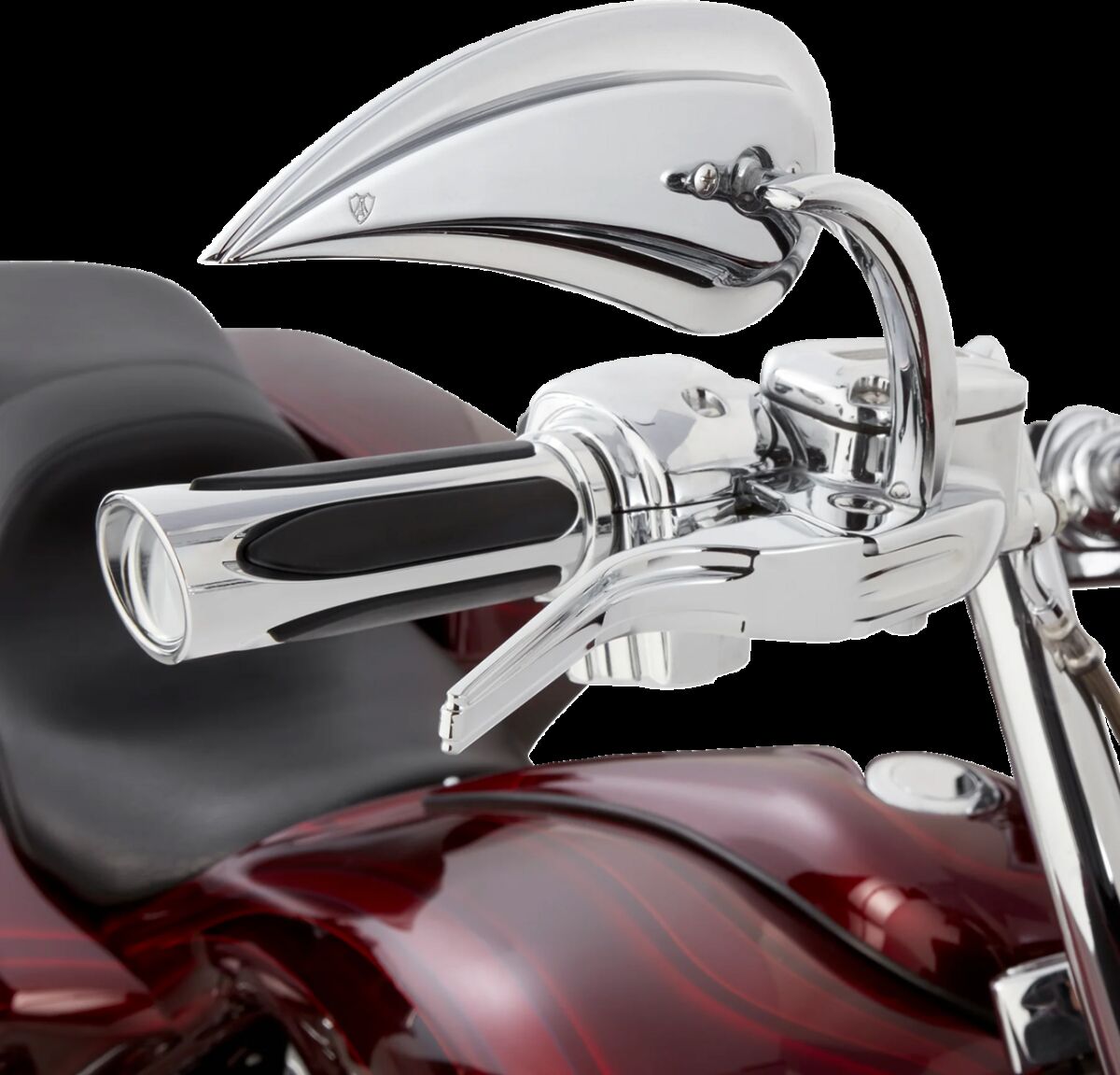 ARLEN NESS Grips - Comfort - Deep Cut - TBW - Chrome 500-070