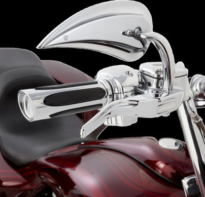 ARLEN NESS Grips - Comfort - Deep Cut - TBW - Chrome 500-070