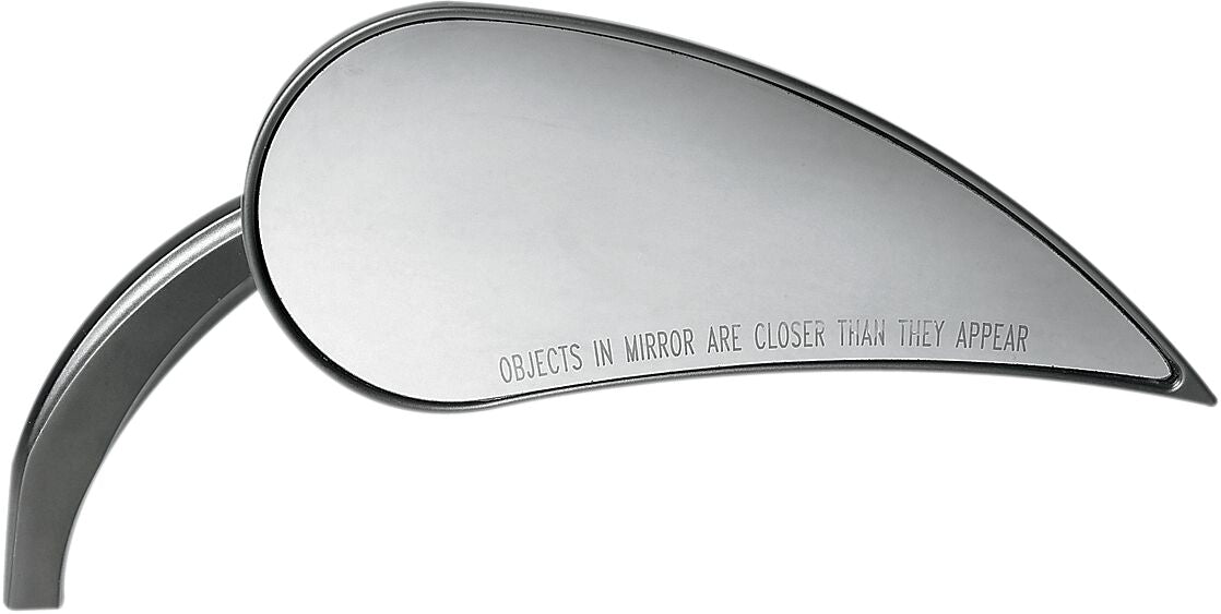 ARLEN NESS MIRROR RAD 3 DIE CAST BLACK RIGHT 13-093