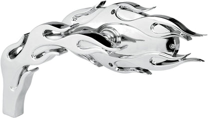 ARLEN NESS MIRROR FLAMED MICRO CHROME LEFT 13-070