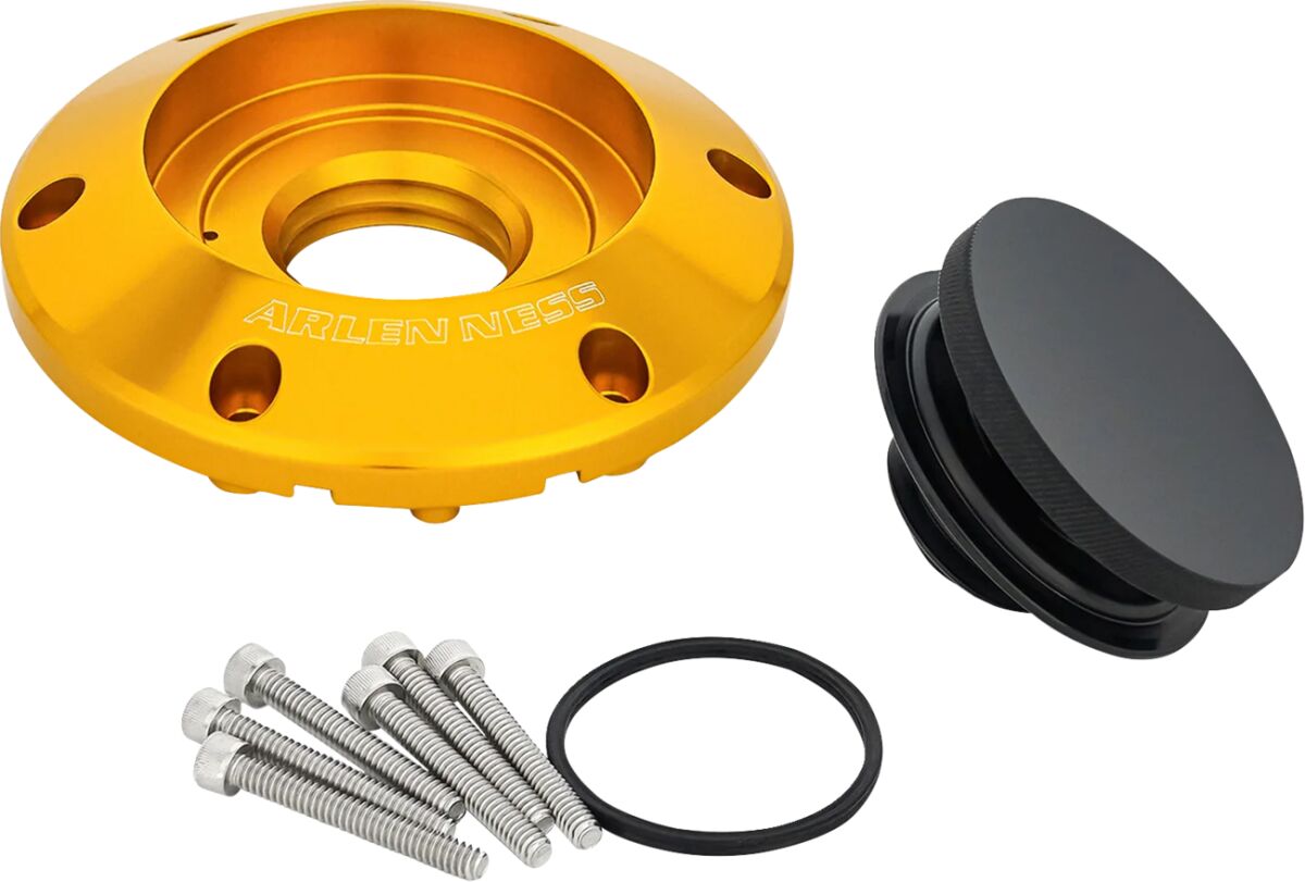 ARLEN NESS GAS CAP POP-UP GOLD 24+ TOURING 701-021