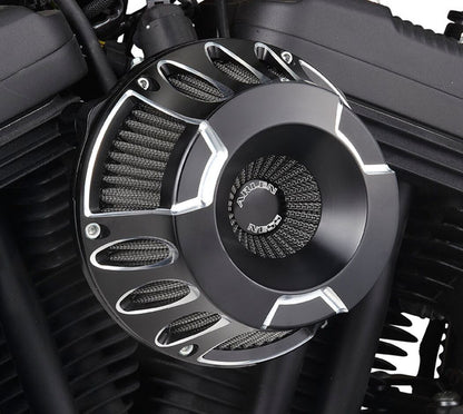 ARLEN NESS AIR CLEANER KIT INVERTED BIG SUCKER DEEP CUT BLACK 18-931