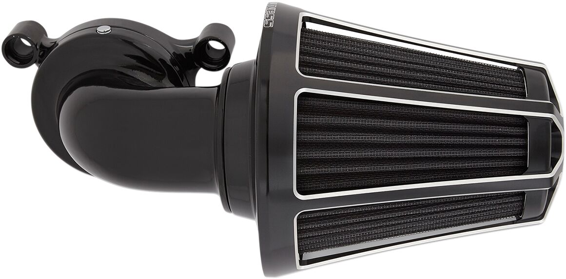 ARLEN NESS AIR CLEANER KIT MONSTER SUCKER WITH COVER BEVELED BLACK 81-036