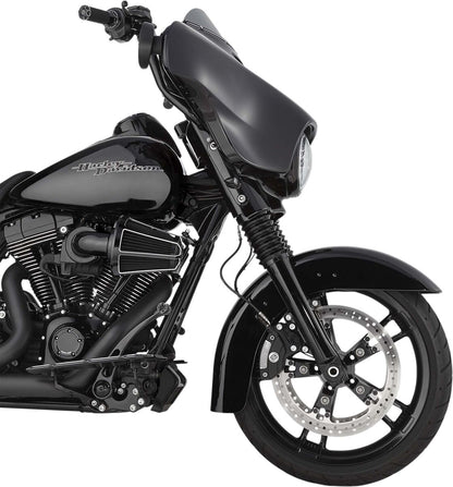 ARLEN NESS AIR CLEANER KIT MONSTER SUCKER WITH COVER BEVELED BLACK 81-036