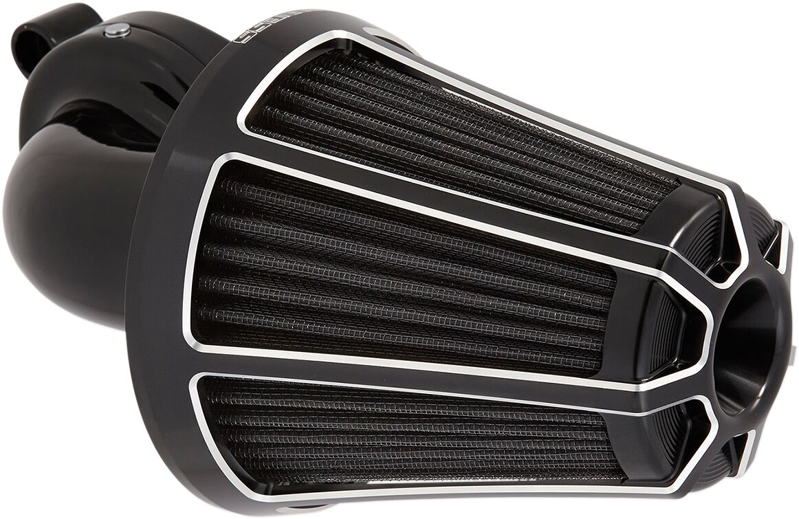 ARLEN NESS AIR CLEANER KIT MONSTER SUCKER WITH COVER BEVELED BLACK 81-036