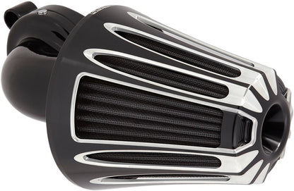 Arlen NESS Air Cleaner Kit Monster Sucker with Cover Deep Cut Black 81-037