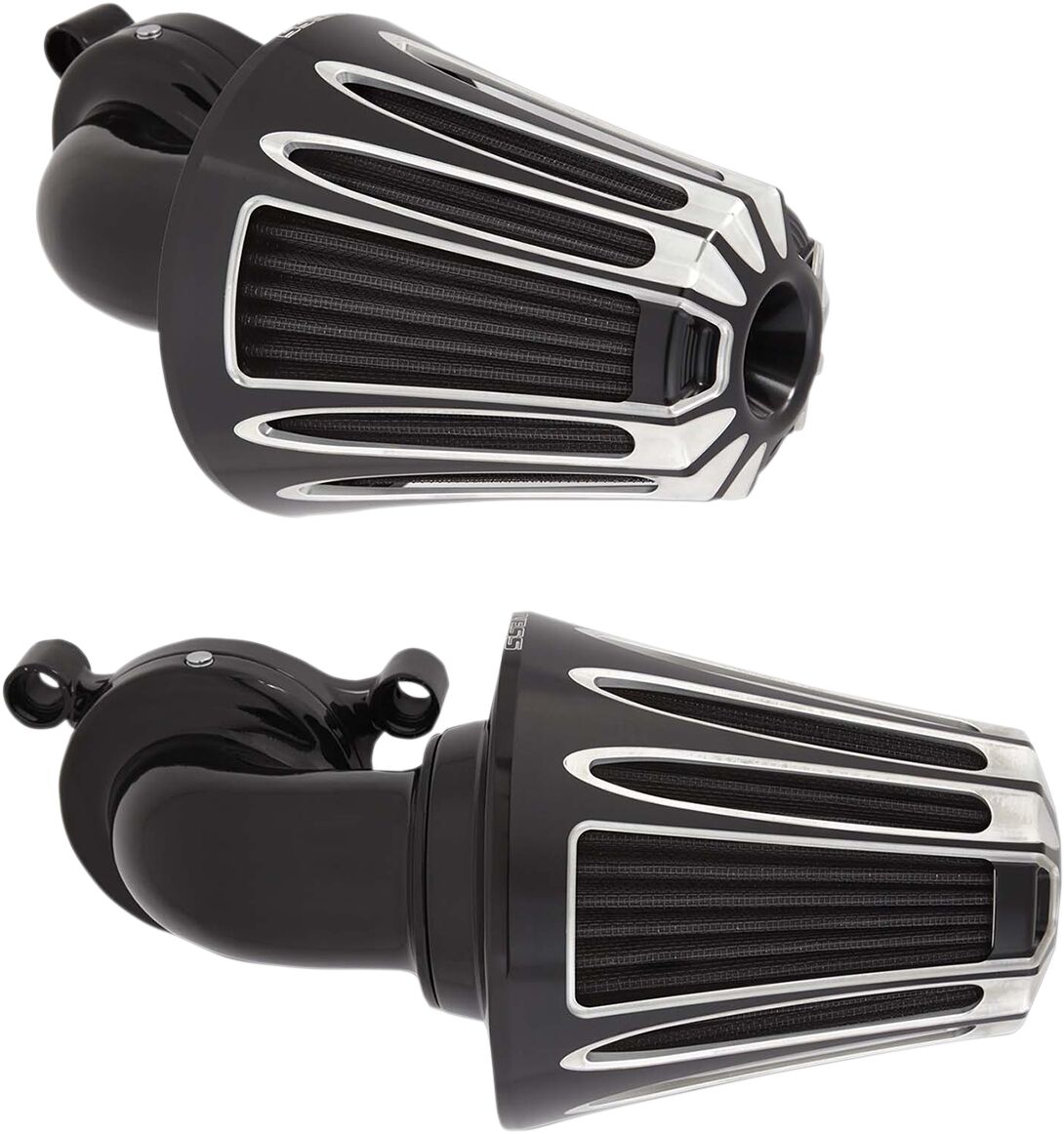 Arlen NESS Air Cleaner Kit Monster Sucker with Cover Deep Cut Black 81-037