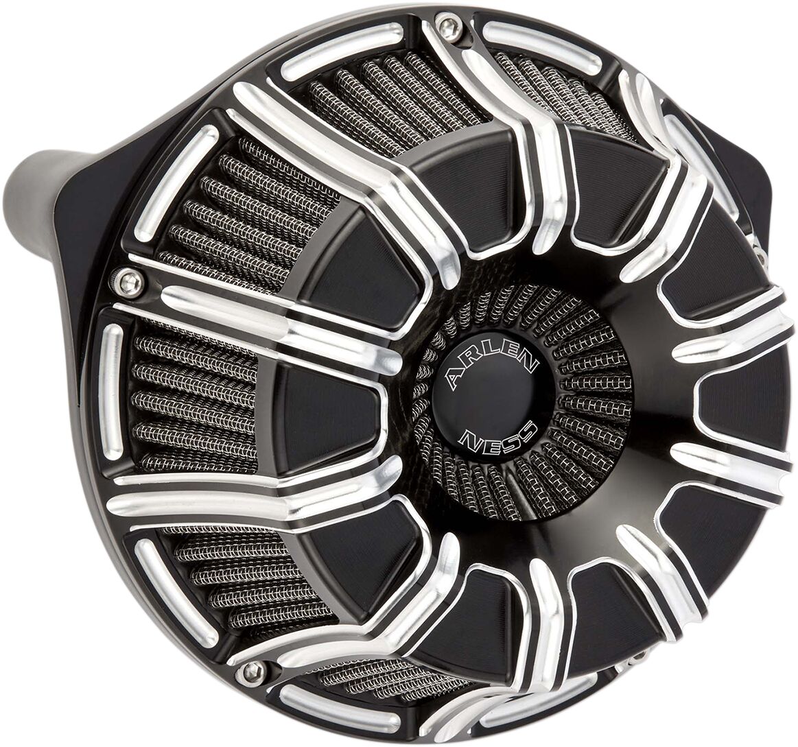 ARLEN NESS AIR CLEANER KIT INVERTED BIG SUCKER 10-GAUGE BLACK 18-947