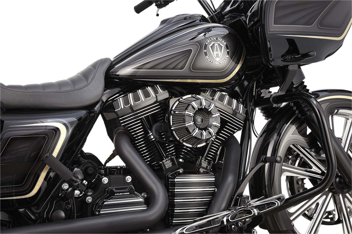 ARLEN NESS AIR CLEANER KIT INVERTED BIG SUCKER 10-GAUGE BLACK 18-947