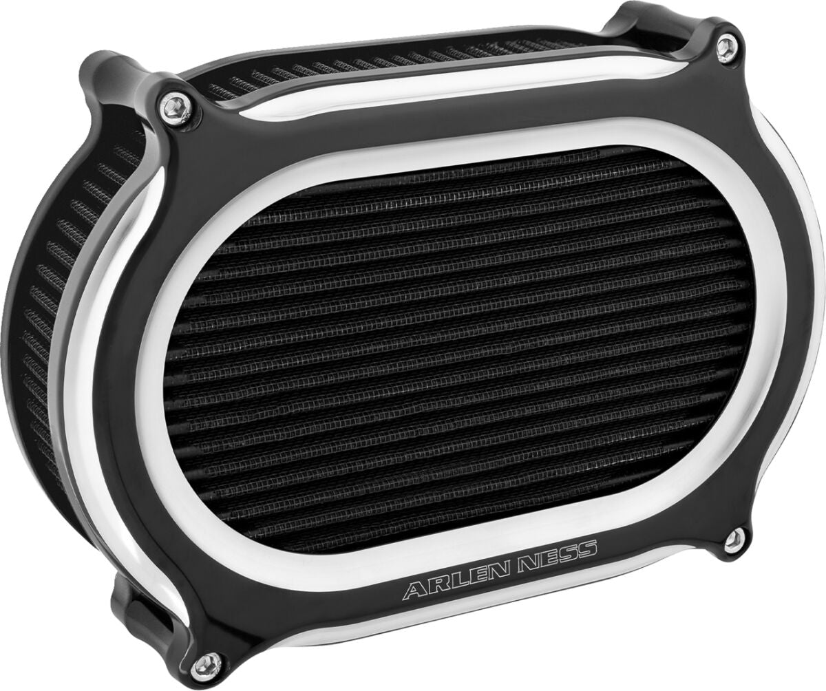ARLEN NESS AIR CLEANER STAGE II OVAL BLACK 600-176