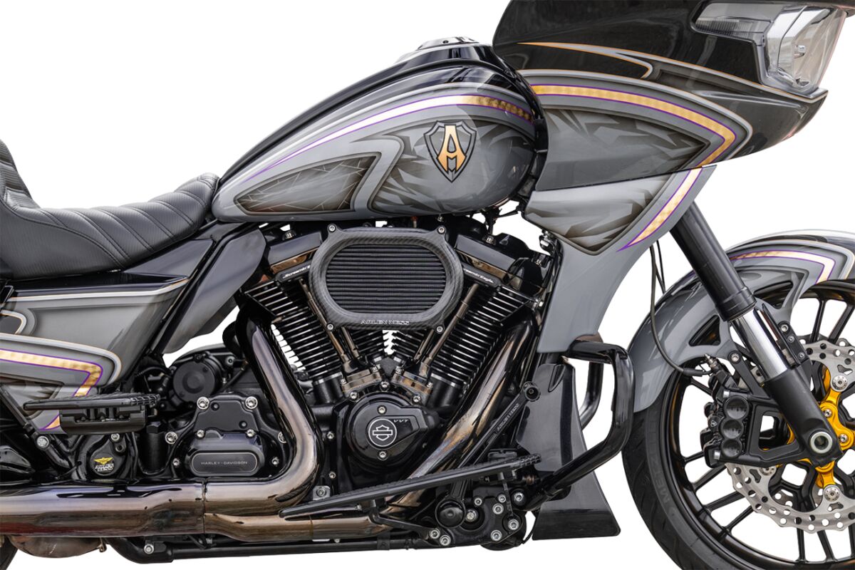 ARLEN NESS AIR CLEANER KIT STAGE 2 OVAL CARBON FIBER 600-265