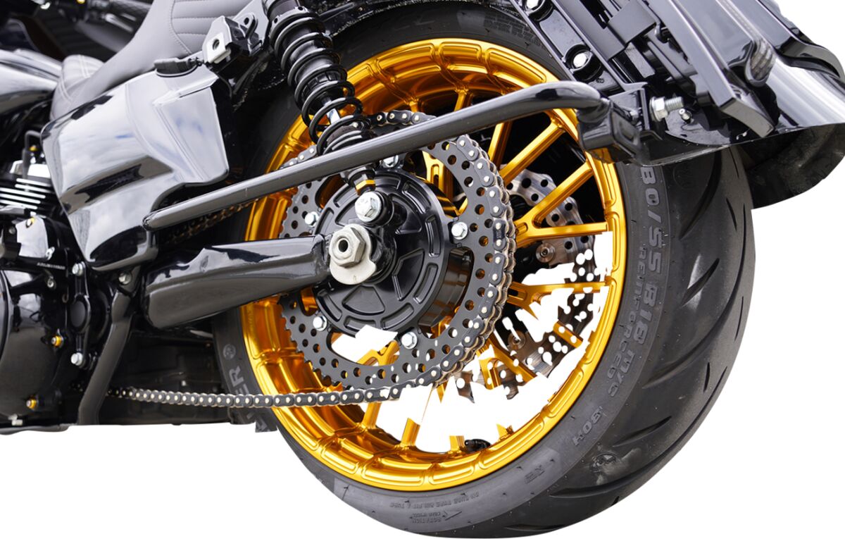 ARLEN NESS CHAIN DRIVE KIT JAGGED 57 TOOTH BLACK 300-203