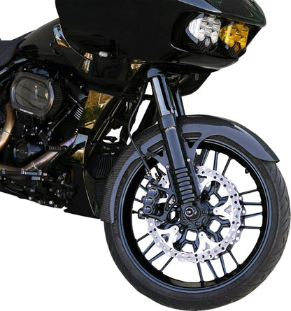 ARLEN NESS 21" Front Fender - Wrapper - Carbon Fiber/Gloss - HD Touring 210-082