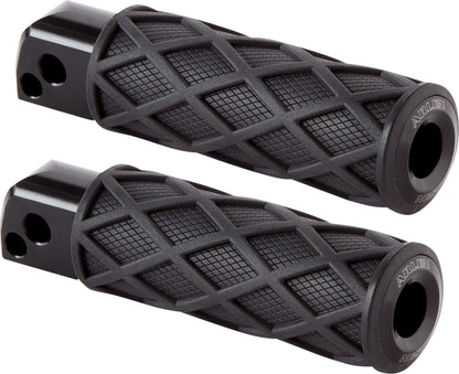 ARLEN NESS FOOTPEGS PASSENGER DIAMOND, BLACK 400-053