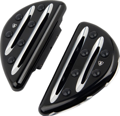 ARLEN NESS FLOORBOARDS PASSENGER DEEP CUT BLACK 06-867
