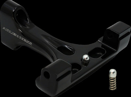 ARLEN NESS FLOORBOARD PASSENGER FORGED ALL BLACK 410-032
