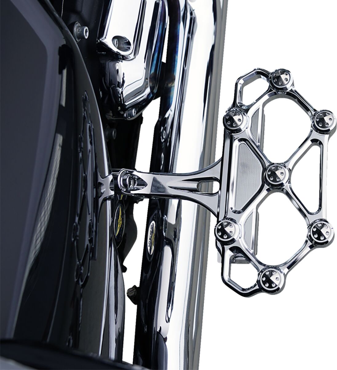 ARLEN NESS FLOORBOARD PASSENGER DIAMOND CHROME 410-059