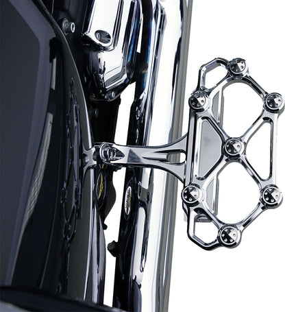 ARLEN NESS FLOORBOARD PASSENGER DIAMOND CHROME 410-059