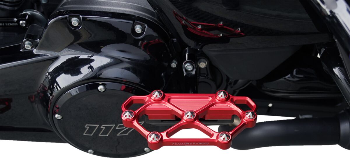 ARLEN NESS FLOORBOARD PASSENGER DIAMOND RED 410-062
