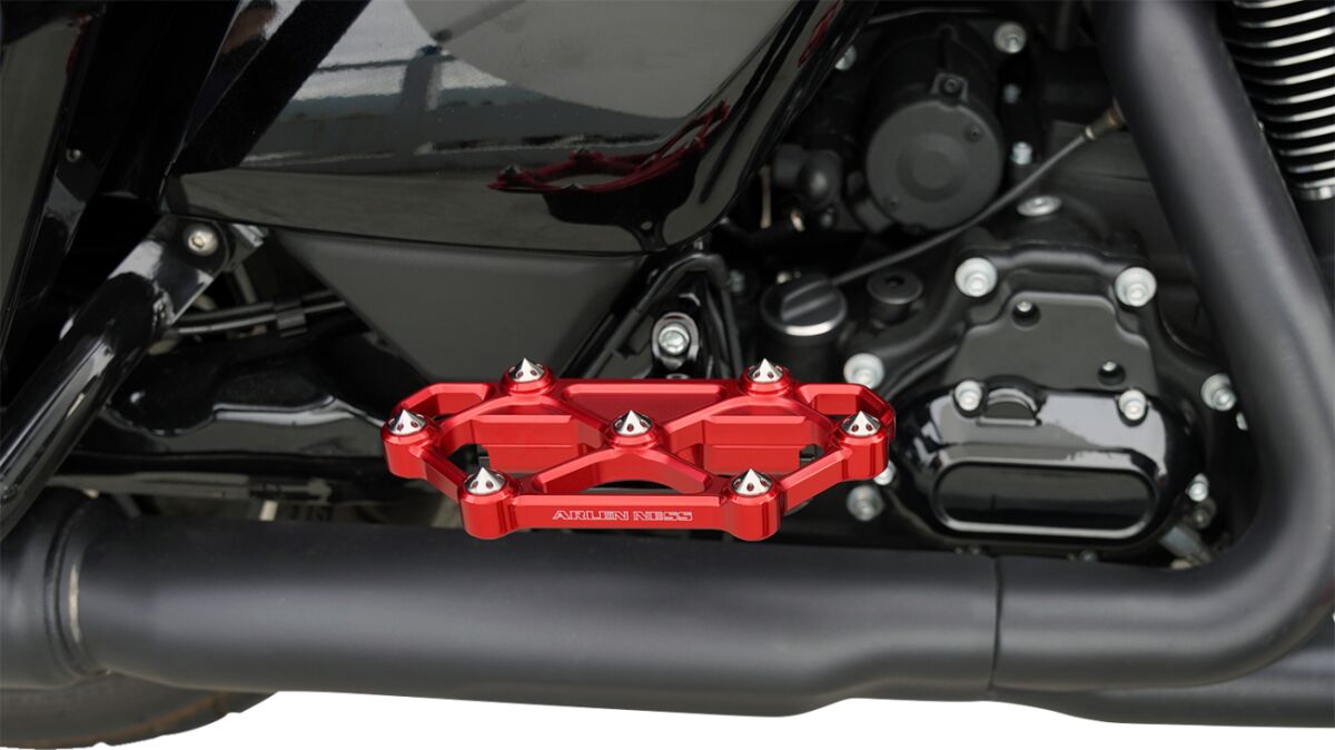 ARLEN NESS FLOORBOARD PASSENGER DIAMOND RED 410-062