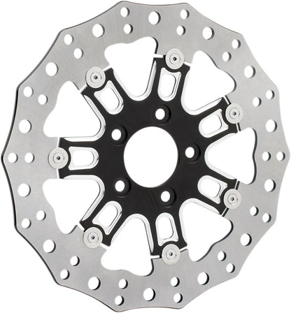 ARLEN NESS BRAKE ROTOR FOR 7-VALVE WHEEL 11.8" FRONT BLACK 33-10301-202