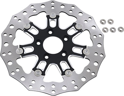 ARLEN NESS BRAKE ROTOR FOR 7-VALVE WHEEL 11.8" FRONT BLACK 33-10301-202