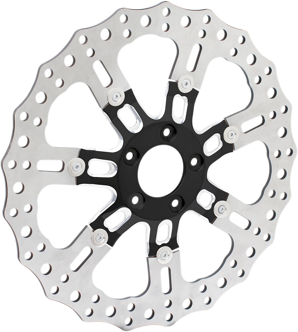 ARLEN NESS BRAKE ROTOR FOR 7-VALVE WHEEL 14" FRONT BLACK 33-10301-203